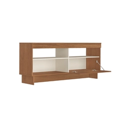 Rack para TV até 65'' Artely 1 Porta 4719 Cinamomo/Off White SE