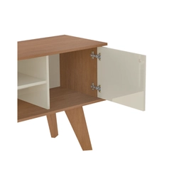 Rack para TV até 50'' Artely 1 Porta 4703 Cinamomo/Off White SE