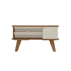 Rack para TV até 50'' Artely 1 Porta 4703 Cinamomo/Off White SE