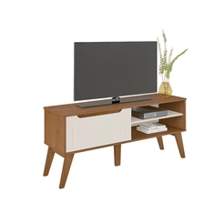 Rack para TV até 60'' Artely 1 Porta 4710 Cinamomo/Off White SE