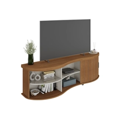 Rack para TV até 75'' Artely 1 Porta  4699 Cinamomo/Off White SE