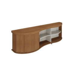 Rack para TV até 75'' Artely 1 Porta  4699 Cinamomo/Off White SE