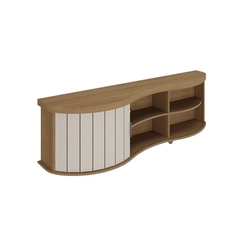 Rack para TV até 75'' Artely 1 Porta 4700 Carvalho/Off White SE