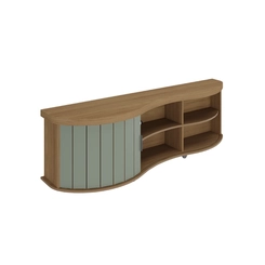 Rack para TV até 75'' Artely 1 Porta 4700 Carvalho/Off White SE