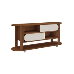 Rack para TV até 65'' Artely 4617 Cedro/Off White SE
