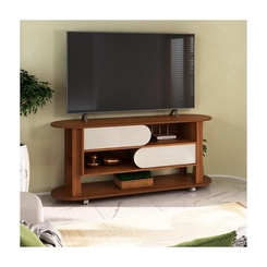 Rack para TV até 65'' Artely 4617 Cedro/Off White SE