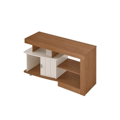 Rack para TV até 50'' Artely 1 Porta 4705 Cinamomo/Off White SE