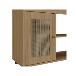 Rack para TV até 42'' Artely 1 Porta 4714 Carvalho SE