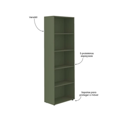 Estante Artely 4 Prateleiras 4583 Menta SE