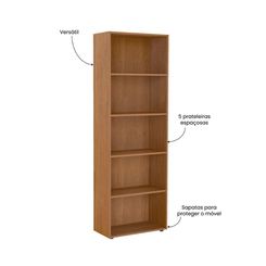 Estante Artely 4 Prateleiras 4624 Cinamomo SE