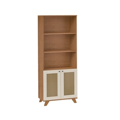 Estante Artely 4 Prateleiras 4708 Cinamomo/Off White SE