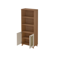 Estante Artely 4 Prateleiras 4708 Cinamomo/Off White SE