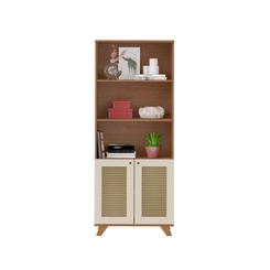 Estante Artely 4 Prateleiras 4708 Cinamomo/Off White SE
