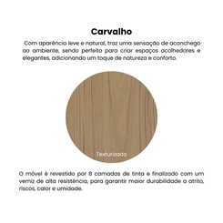 Estante Artely 4 Prateleiras 4709 Carvalho SE