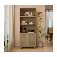 Estante Artely 4 Prateleiras 4709 Carvalho SE