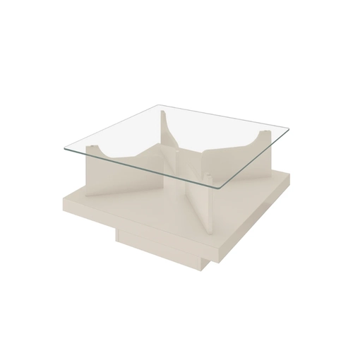 Mesa de Centro Quadrada Artely 4582 Off White SE