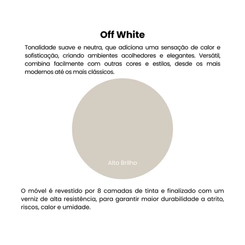 Mesa de Centro Quadrada Artely 4582 Off White SE