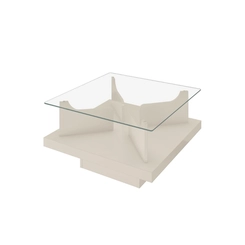 Mesa de Centro Quadrada Artely 4582 Off White SE