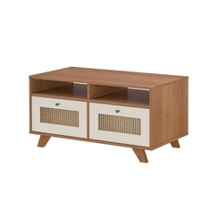 Mesa de Centro Retangular Artely 4672 Cinamomo/Off White SE