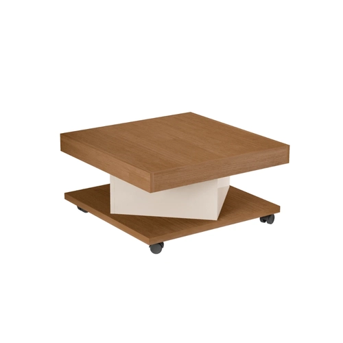 Mesa de Centro Quadrada Artely 4614 Cinamomo/Off White SE