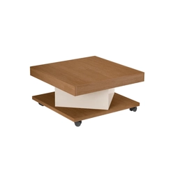 Mesa de Centro Quadrada Artely 4614 Cinamomo/Off White SE