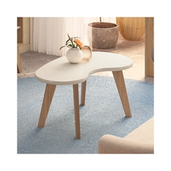 Mesa de Centro Orgânica Artely 4604 Off White SE