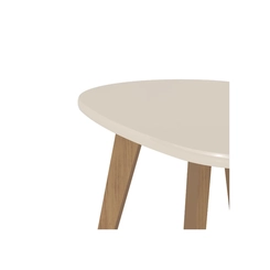 Mesa de Centro Orgânica Artely 4604 Off White SE
