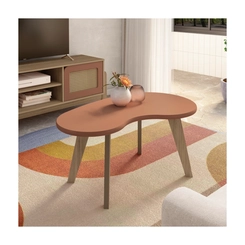 Mesa de Centro Orgânica Artely 4605 Terracota SE