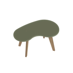 Mesa de Centro Orgânica Artely 4715 Menta SE