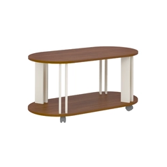 Mesa de Centro Oval Artely 4619 Cedro/Off White SE