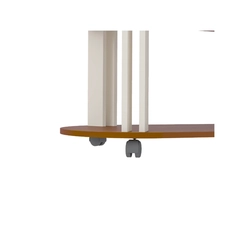 Mesa de Centro Oval Artely 4619 Cedro/Off White SE
