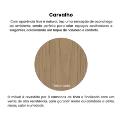 Mesa de Centro Retangular Artely 4295 Carvalho SE
