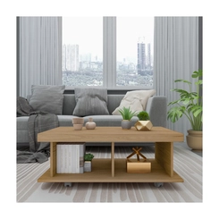 Mesa de Centro Retangular Artely 4295 Carvalho SE