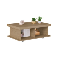 Mesa de Centro Retangular Artely 4295 Carvalho SE