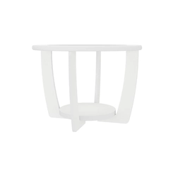 Mesa de Centro Redonda Artely 4629 Branco SE
