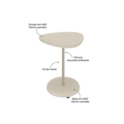 Mesa de Apoio Artely Bel 4598 Off White SE