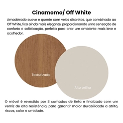Mesa de Apoio Artely Bis 4613 Cinamomo/Off White SE