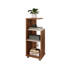 Mesa de Apoio Artely Bis 4613 Cinamomo/Off White SE