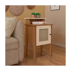 Mesa de Apoio Artely Charlotte 4677 Cinamomo/Off White SE