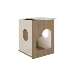 Mesa de Apoio Artely Pet 4574 Carvalho/Off White SE
