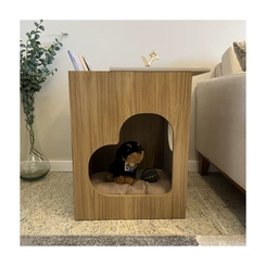 Mesa de Apoio Artely Pet 4574 Carvalho/Off White SE