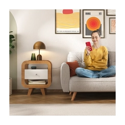 Mesa de Apoio Artely Théo 4722 Cinamomo/Off White SE