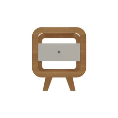 Mesa de Apoio Artely Théo 4722 Cinamomo/Off White SE