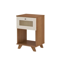 Mesa de Apoio Artely Trama 4673 Cinamomo/Off White SE