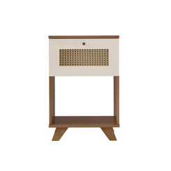 Mesa de Apoio Artely Trama 4673 Cinamomo/Off White SE