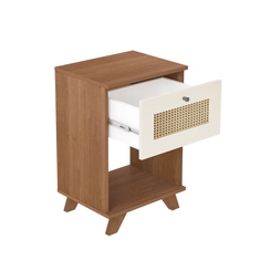 Mesa de Apoio Artely Trama 4673 Cinamomo/Off White SE