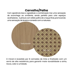 Mesa de Apoio Artely Trama 4638 Carvalho SE