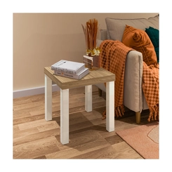 Mesa de Apoio Artely Up 4566 Carvalho/Off White SE