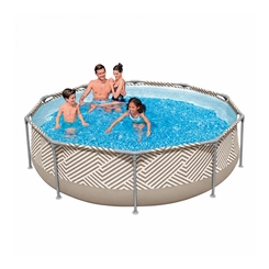 Piscina Circular 5.200 Litros com Estrutura Mor 1045 Bege