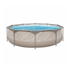 Piscina Circular 5.200 Litros com Estrutura Mor 1045 Bege